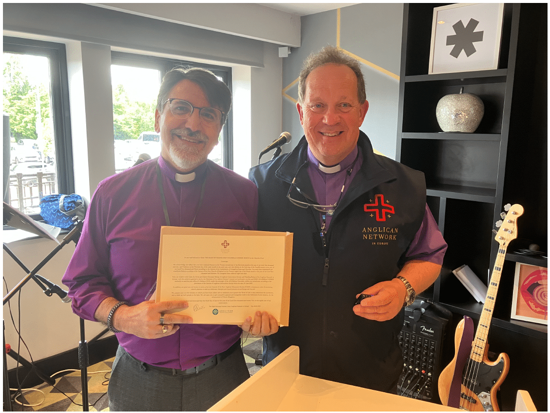 Bishops Josep and Andy